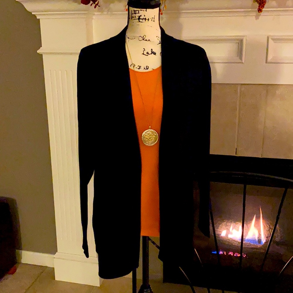 Black large EUC sweater.